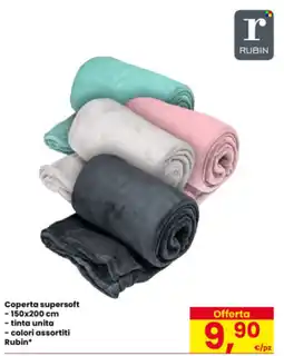 Eurospar Coperta supersoft Rubin* offerta