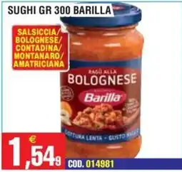 Immenso Cash Ragu alla bolognese Barilla offerta