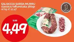 Hardis Salsiccia sarda murru classica/affumicata offerta