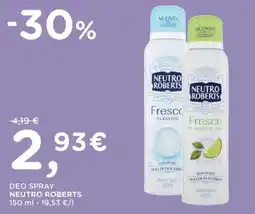 Orvea Deo spray Neutro Roberts offerta