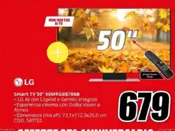 MediaWorld LG Smart TV 50" offerta