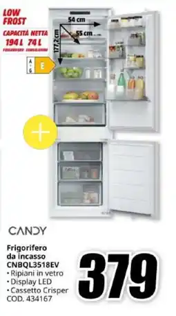 MediaWorld Frigorifero da incasso Candy offerta