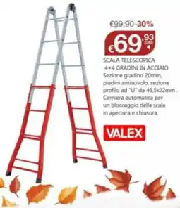 BricoCity Scala telescopica Valex offerta