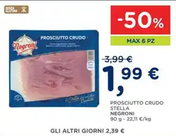 Orvea Prosciutto crudo Stella Negroni offerta