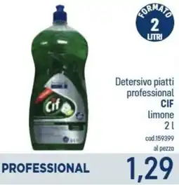 Talento Professional Store Detersivo piatti professional Cif limone offerta