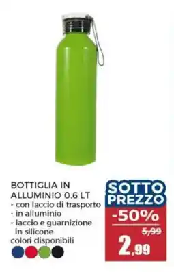 Happy Casa Bottiglia in alluminio offerta