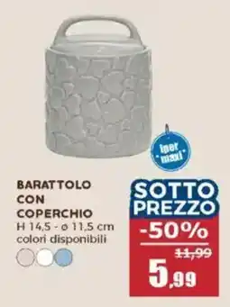 Happy Casa Barattolo con coperchio offerta