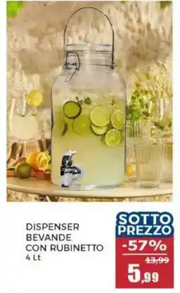 Happy Casa Dispenser bevande con rubinetto offerta