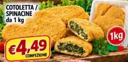 A Casa Mia Cotoletta / Spinacine offerta