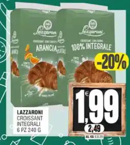 Vicino a te supermercati Lazzaroni croissant integrali offerta