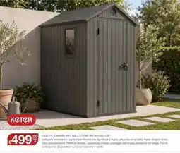 BricoCity Casetta Darwin 4x6 Keter offerta
