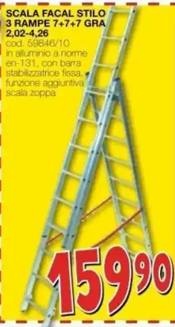 Mondo Brico Scala Facal Stilo offerta