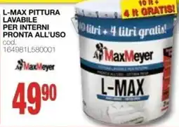 Mondo Brico L-MAX pittura lavabile per interni offerta