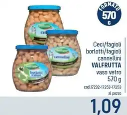 Talento Professional Store Ceci/fagioli borlotti/fagioli cannellini Valfrutta offerta
