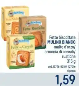 Talento Professional Store Fette biscottate Mulino Bianco offerta