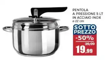 Pentola a pressione in acciaio inox