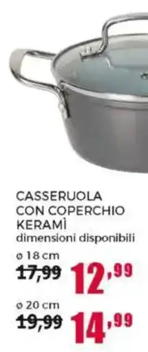 Happy Casa Casseruola con coperchio keramici offerta
