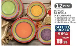 Happy Casa Servizio da tavola in stoneware offerta