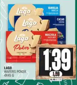 Vicino a te supermercati Lago Wafers Poker offerta