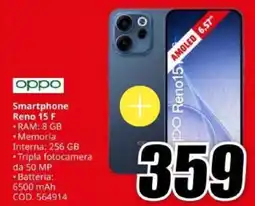 MediaWorld Oppo Smartphone Reno 15 F offerta