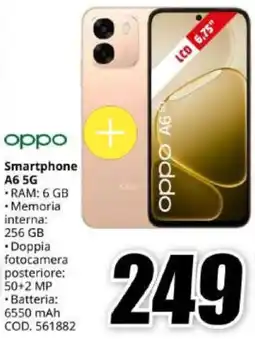 MediaWorld oppo Smartphone A6 5G offerta