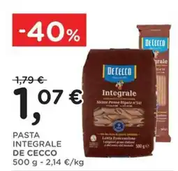Orvea Pasta integrale De Cecco offerta