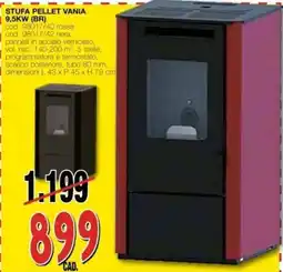 Mondo Brico Stufa pellet Vania offerta