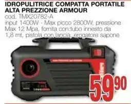 Mondo Brico Idropulitrice compatta portatile alta pressione armour offerta