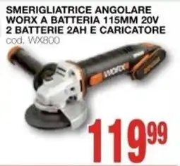 Mondo Brico Smerigliatrice angolare Worx offerta
