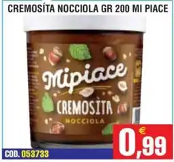 Immenso Cash Mipiace cremosita nocciola offerta