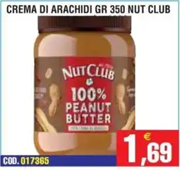 Immenso Cash Crema di arachidi Nut Club offerta