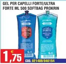 Immenso Cash Gel per capelli forte/ultra forte ml 500 softbag prokrin offerta