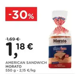 Orvea American Sandwich Morato offerta