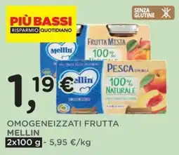 Orvea Omogeneizzati frutta Mellin offerta