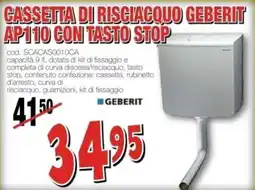 Mondo Brico Cassetta di risciacquo Geberit offerta