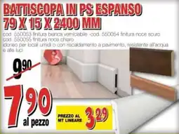 Mondo Brico Battiscopa in PS espanso offerta