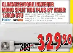 Mondo Brico Climatizzatore inverter mono split tide plus by Haier offerta