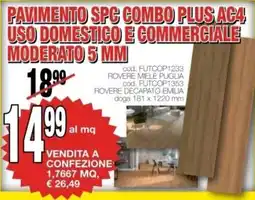 Mondo Brico Pavimento SPC Combo Plus AC4 offerta