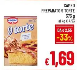 A&O Cameo preparato 9 torte offerta