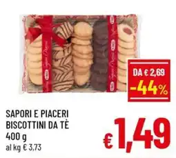 A&O Sapori e piaceri biscottini da tè offerta