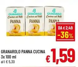 A&O Granarolo panna cucina offerta