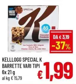 A&O Kellogg Special K barrette vari tipi offerta