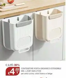 BricoCity Contenitore porta organico estendibile offerta