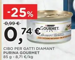 Orvea Cibo per gatti diamant Purina gourmet offerta