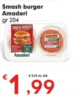 DeSpar Express Smash burger Amadori offerta