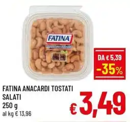 A&O Fatina anacardi tostati salati offerta