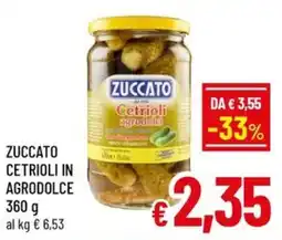 A&O Zuccato cetrioli in agrodolce offerta