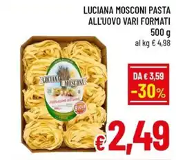 A&O Luciana Mosconi pasta all'uovo offerta