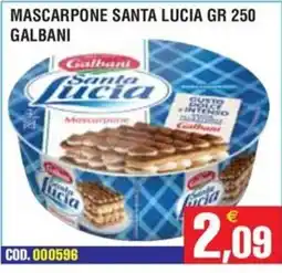 Immenso Cash Mascarpone Santa Lucia Galbani offerta