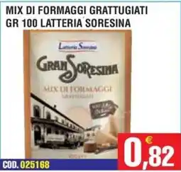 Immenso Cash Gran SoreSina mix di formaggi grattugiati offerta